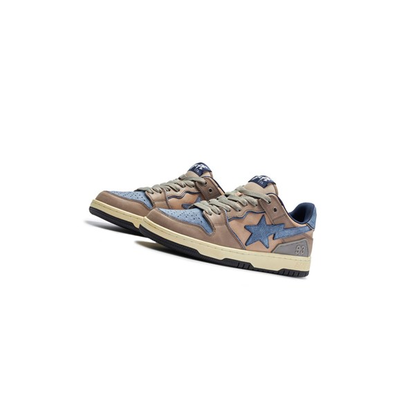 Zapatillas A BATHING APE Bape Sk8 Sta #3 M1 Low Hombre Gris | 7540-AZOIS