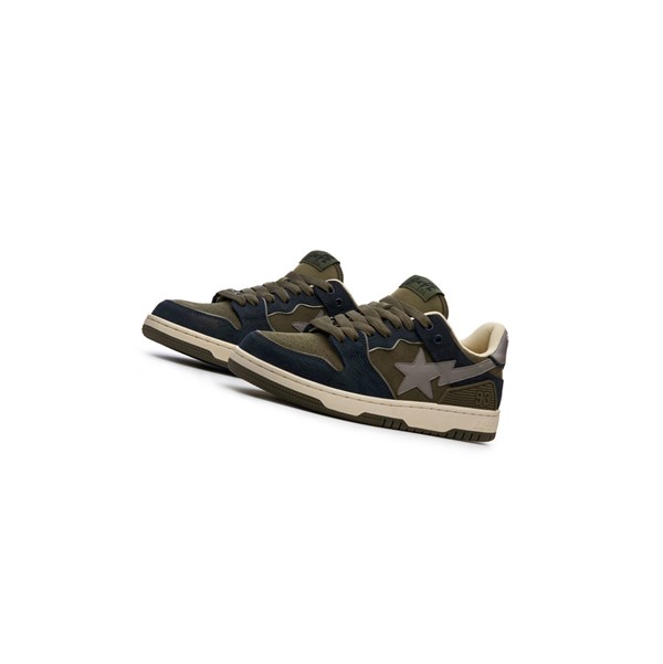 Zapatillas A BATHING APE Bape Sk8 Sta #5 Low Hombre Azules | 7391-WFEYG